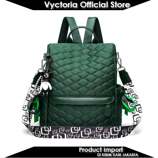 (COD) Vyctoria VOS34460 Tas Ransel Wanita Import Backpack Promo BQ2788 GT1605 CR7091 EL6019 LT1055 JTF34460 34460 2788 1055 1605 7091 6019