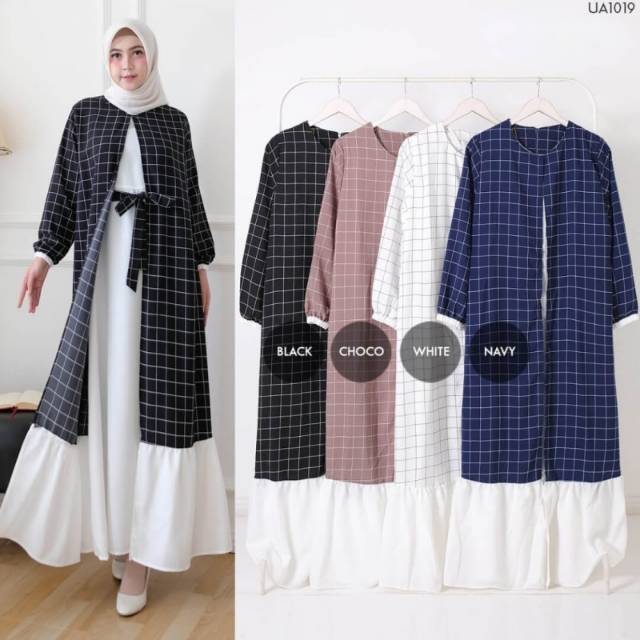 GAMIS CANTIK LIFIA ROBE Fit to L Gamis Wanita Original Terbaru DressMuslim Dewasa Trend Terkini