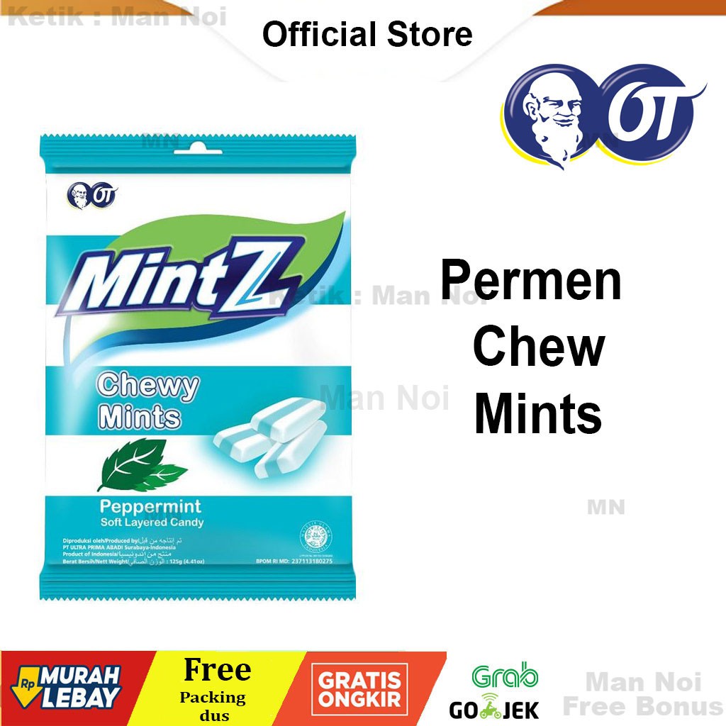 

Permen MINTZ Peppermint 115 gr.Tangerang
