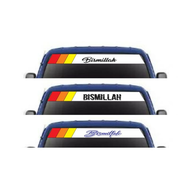 sticker skotlet cutting buat kaca depan mobil pick up