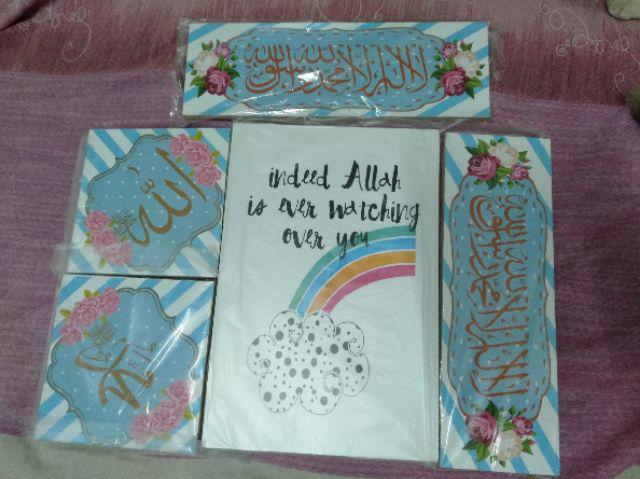 Hiasan Dinding Shabbychic Gantungan Salam Pajangan Dekorasi Rumah Art