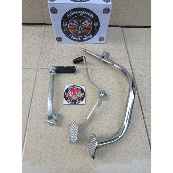 Pedal Set Slah Kick Starter Pedal Rem Persneling Operan Gigi Suzuki Tornado GS GX dan RC110 Crystal 