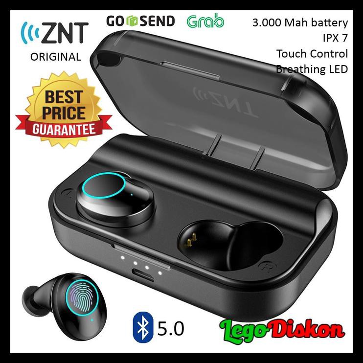 Wireless Earphone - Znt Soundbass Wireless Earbud Ipx7 Bt 5.0 Original