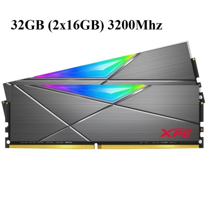 ADATA XPG SPECTRIX D50 DDR4 32GB (2X16GB) RGB 3200MHz NAMPOL GAN