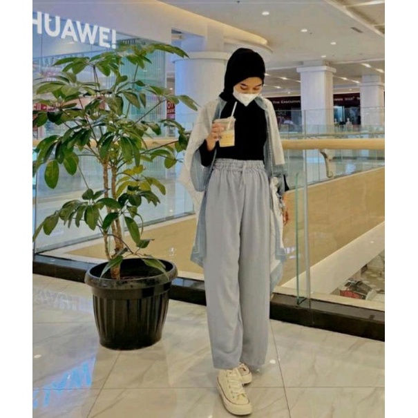 Celana kulot crinkle bahan crinkle airflow premium / celana kulot CRINKLE wanita loose cullote pants homewear / celana wanita celana panjang wanita terbaru 2022 celana kulot koran style terbaru kulot jumbo kulot wanita terbaru