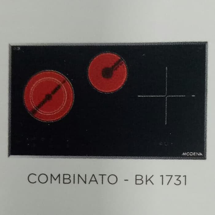 modena kompor listrik/induksi tanam hybrid BK1731