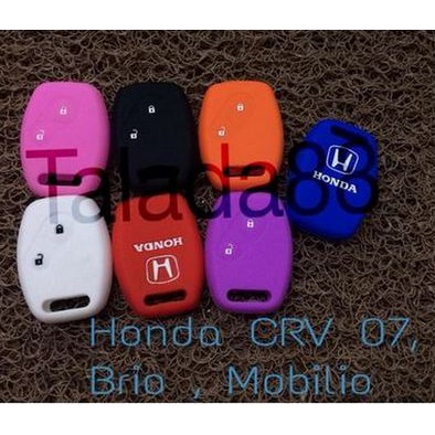 Kondom casing kunci remote silikon mobil Honda JAZZ LAMA , CRV, Brio jazz TOMBOL MIRING