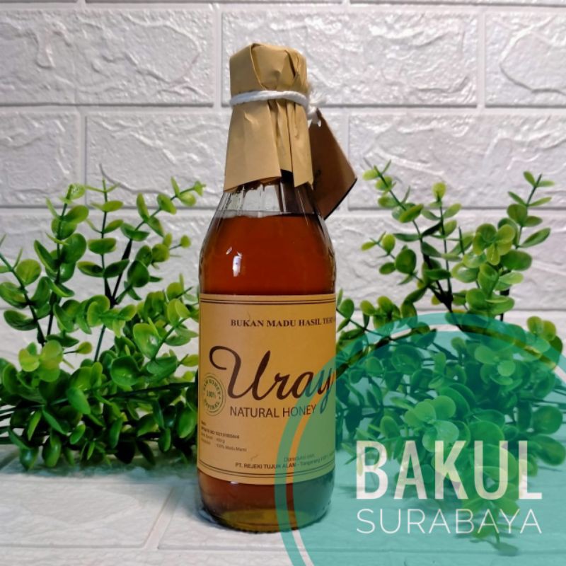 

Madu Uray 330ml (Madu Lebah Hutan 100% Raw Natural Honey) bukan madu ternak , Madu kLanceng lanceng
