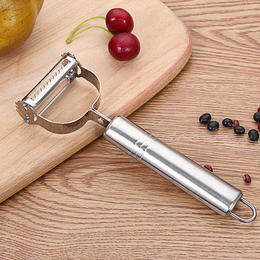 Suyo Alat Pengupas Buah Sayur Professional Stainless Steel Julienne Slicer