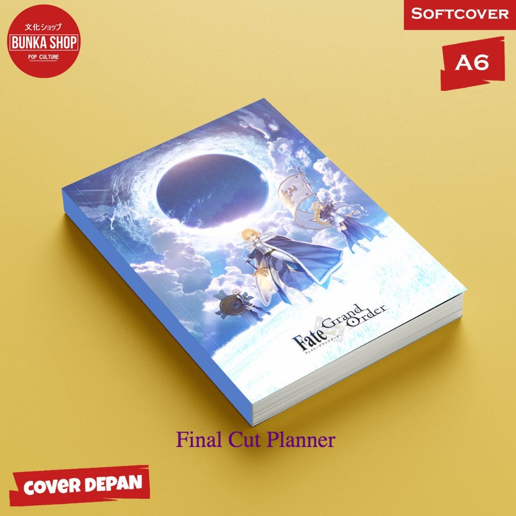 

Pocket Note Anime Fate Grand Order 1 Softcover A6 Buku Tulis Catatan Notes Agenda Planner Jurnal