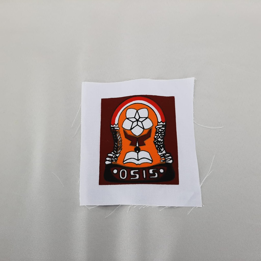 Badge SD, SMP, SMA Sablon dan Bordir serta Bendera Merah Putih Bordir