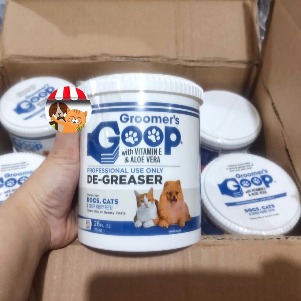Groomers Goop Cleans Oily Coats 794ml Dog Cat - Pembersih Bulu 28oz