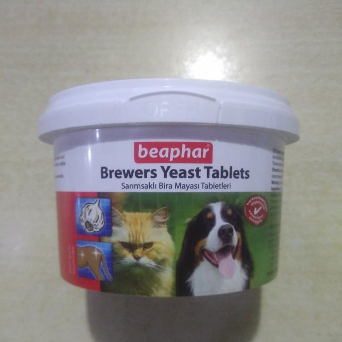 Beaphar Brewers Yeast Tablets Vitamin Bulu Anjing Kucing 250tablets