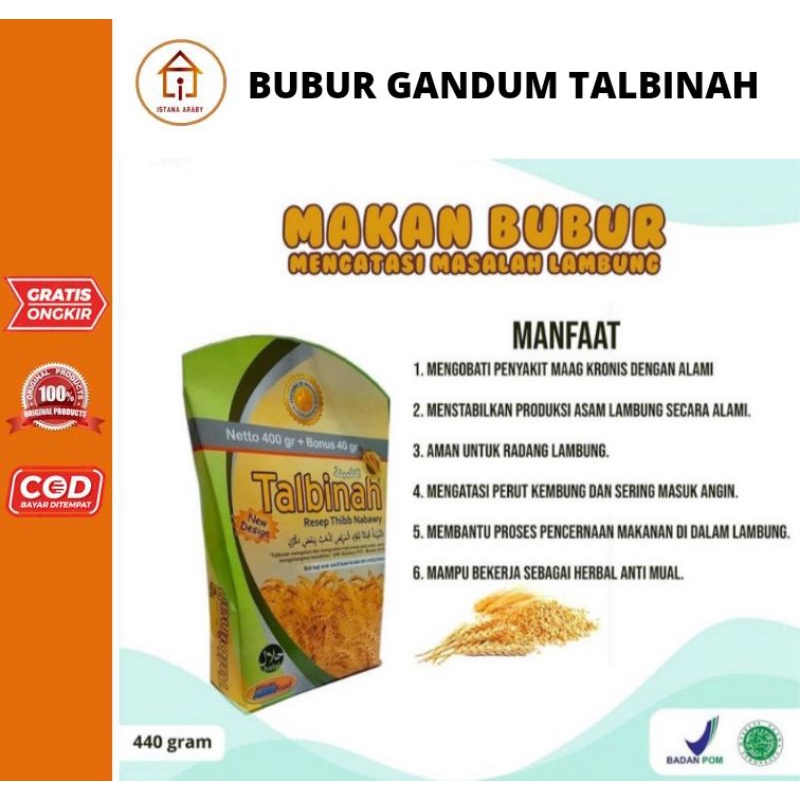 

TALBINAH/BUBUR GANDUM/MAAG/BUBUR TALBINAH BUBUK