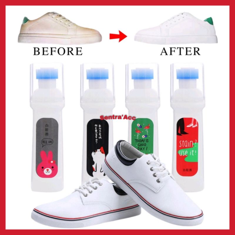 Cairan Pemutih Sepatu / Cairan Ajaib Pembersih Sepatu Sneaker Shoe Cleaner