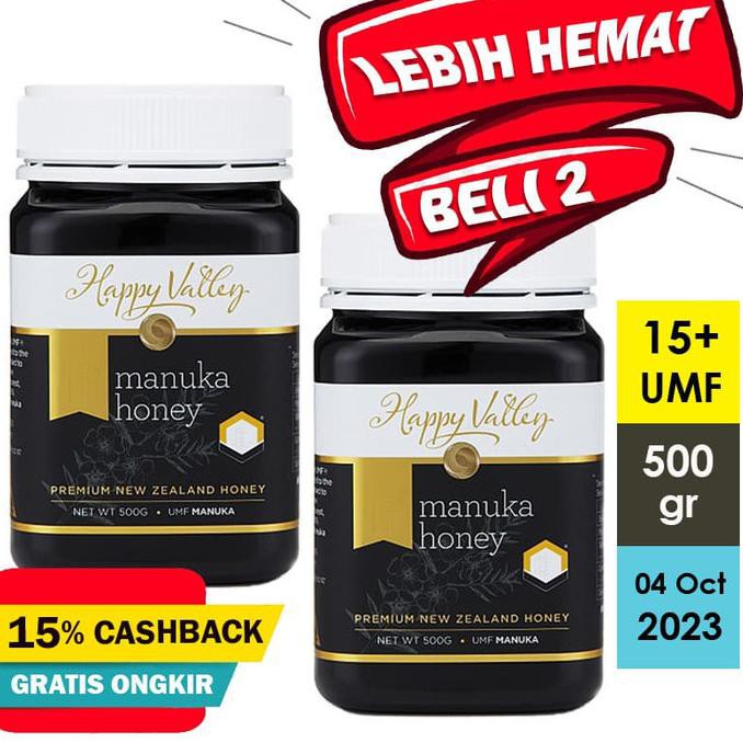 

Madu HAPPY VALLEY Manuka Honey UMF 15+ 500gr
