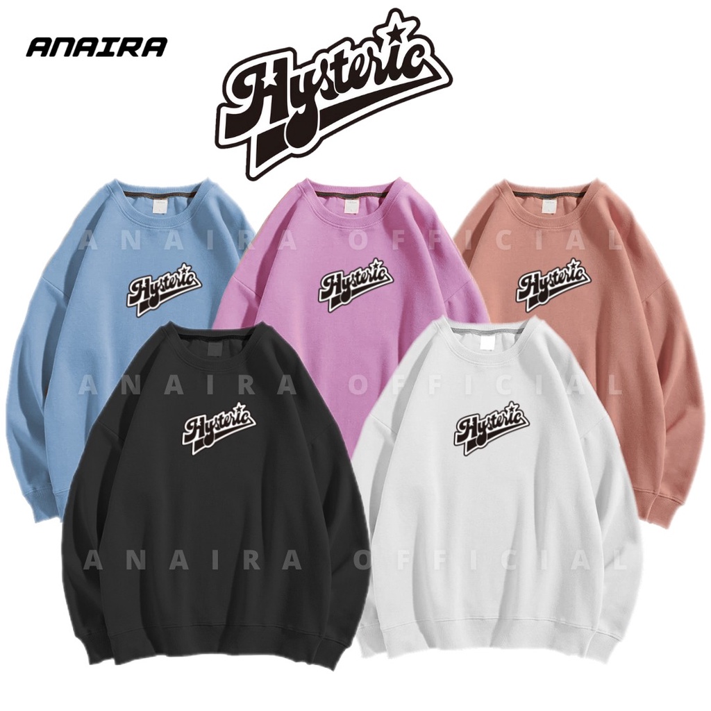 HYSTERIC SWEATER CREWNECK WANITA ANAIRAOFFICIAL