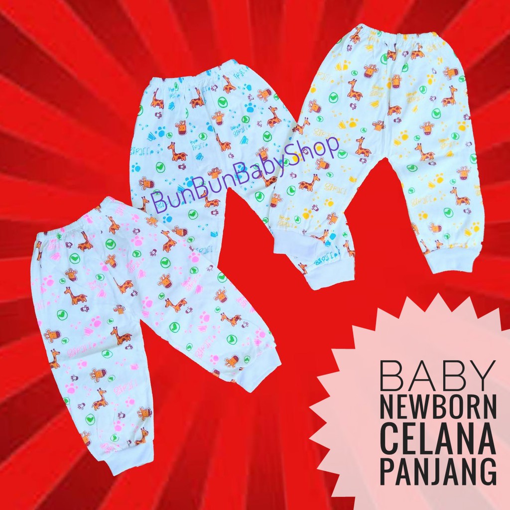 Celana Panjang Bayi Laki Perempuan Perlengkapan Bayi Baru Lahir Baby Newborn Baju Pakaian Murah