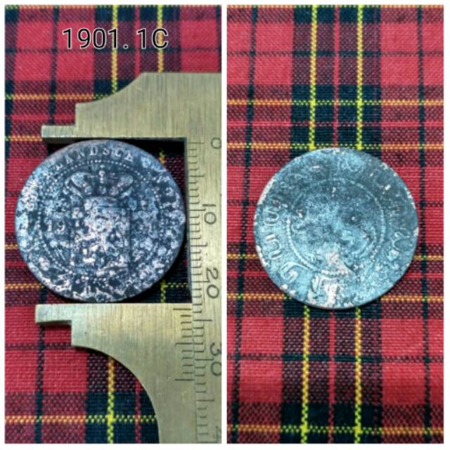 Koin 1901. 1C Nederlandsch Indie