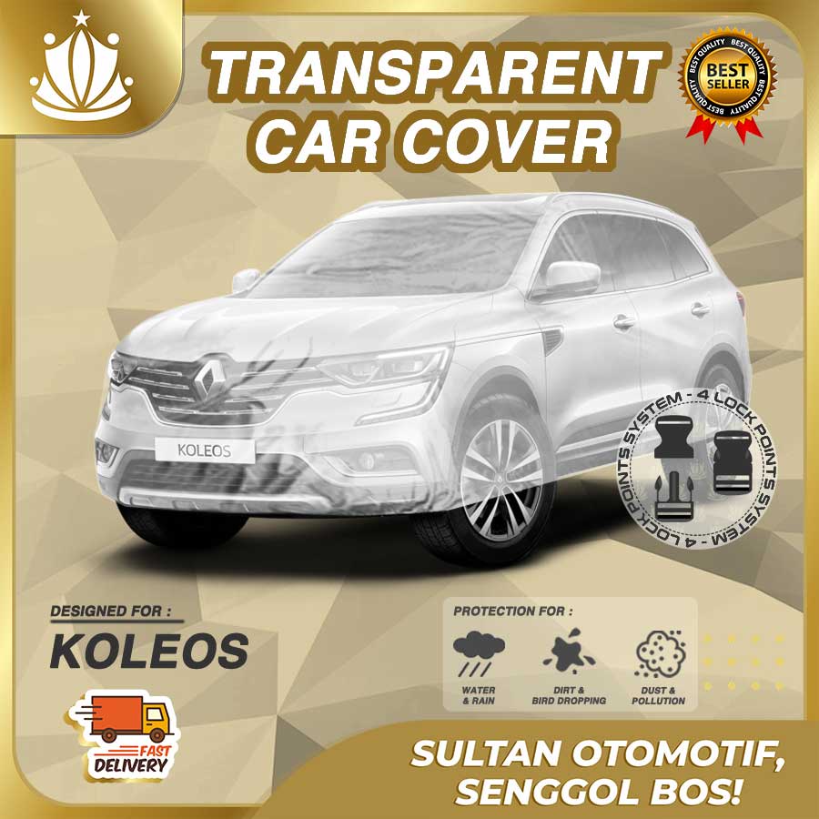 Body Cover Mobil Plastik TEBAL Renault Koleos WATERPROOF