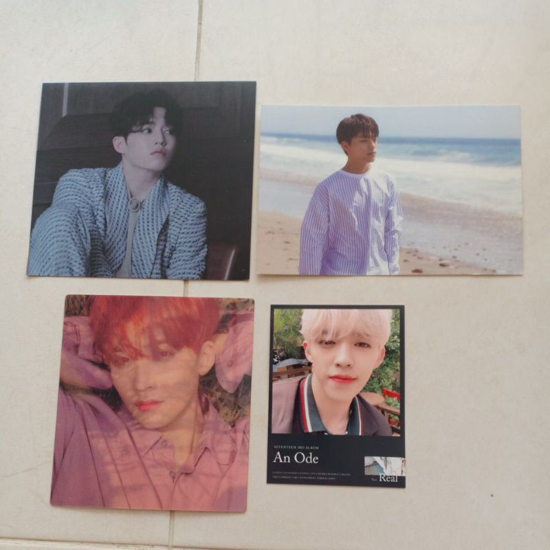 Seventeen YMMD Folding Poster S.Coups Lenticular Jeonghan Al1 Postcard Dino An Ode Benefit Real