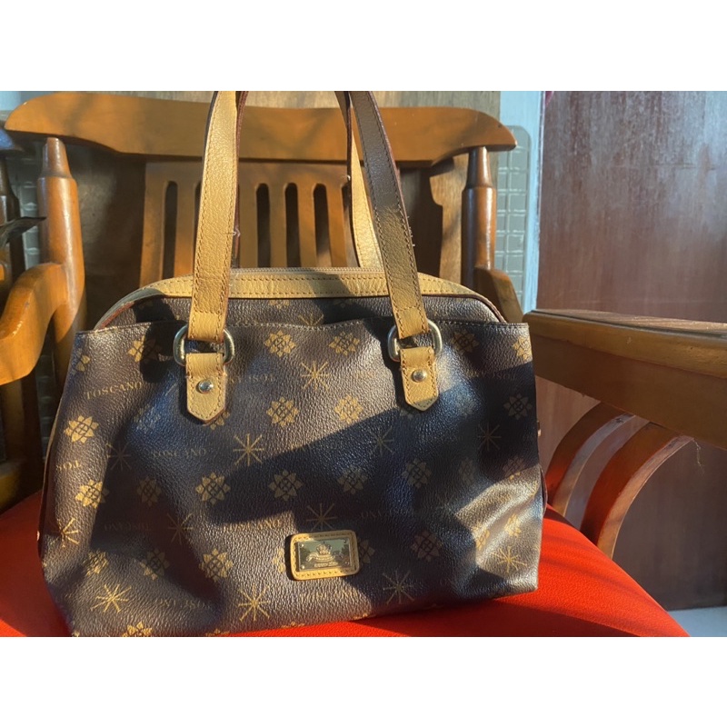 PRELOVED TAS BRANDED TOSCANO HANDBAG ORIGINAL 100%