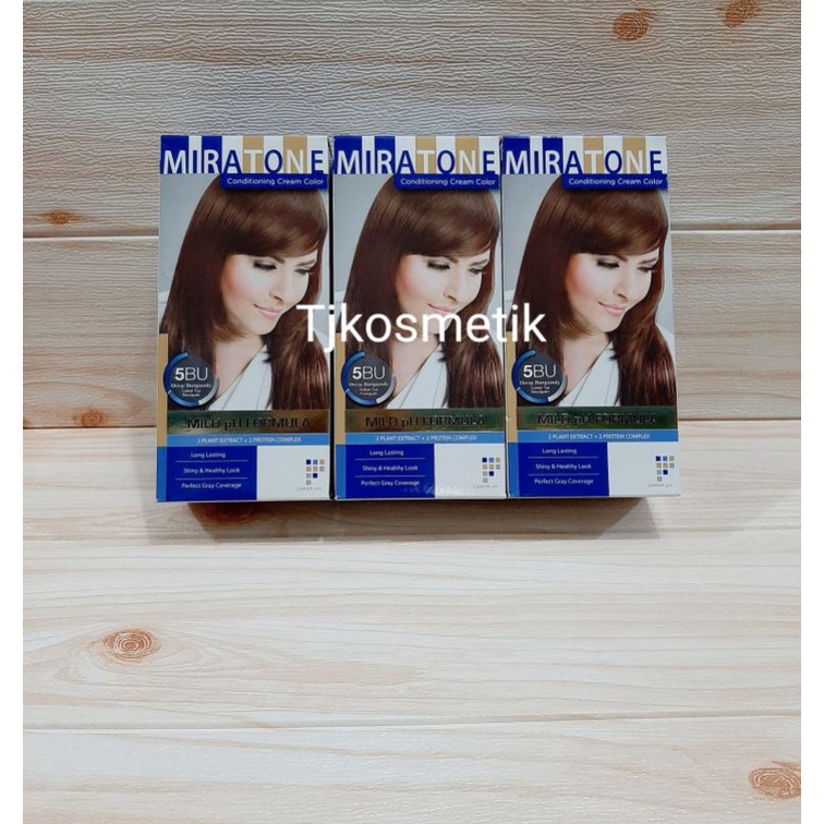 Miratone Conditioning Cream Color 5BU Deep Burgundy