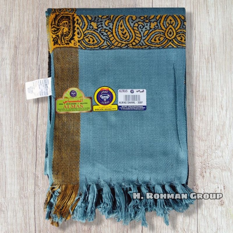 Sorban Kashmiri Arifat Hijau Premium Import India Original Serban Haji Surban Panjang Made In India