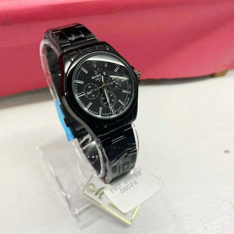 JAM TANGAN WANITA MIRETE BARU 2022 RANTAI STAINLES STEL TAHAN AIR FASHION CEWEK ELEGAN TAHAN AIR_JAM TANGAN WANITA ANTI AIR WATER RESISITANT BESSTLER MIRETE FREE BATRAI