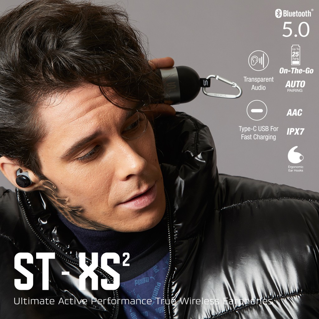 SOUL ST-XS2 High Performance Earphones Headset Bluetooth TWS