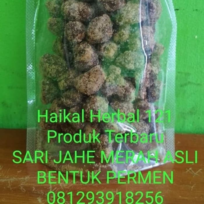 

Sari Jahe Merah Asli Baru bentuk permen