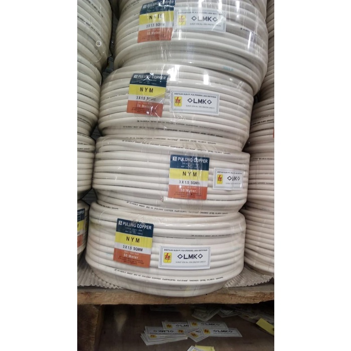 Pulung Kabel Listrik Kawat NYM 2 x 2.5 2 x 2.5mm 2 x 2,5 100meter