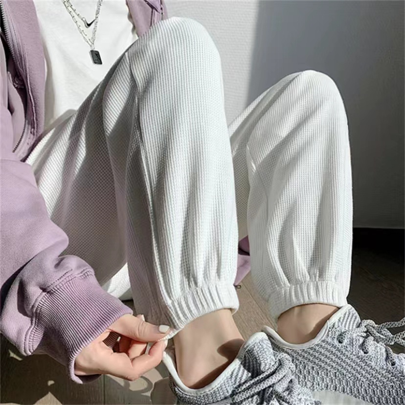 Oversized Joger Classic Waffle  Pants  Celana Panjang Wanita 2603