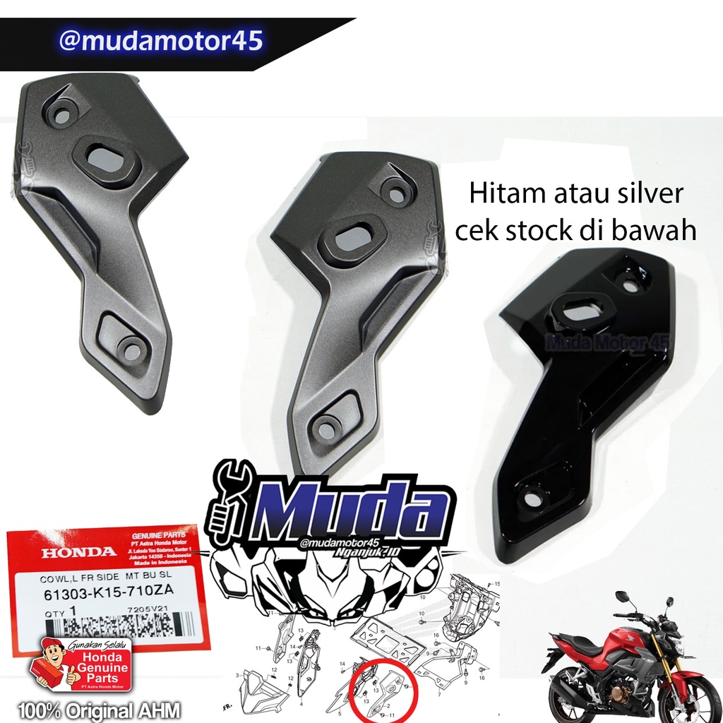 KUPINGAN CB150R V4 KANAN OR KIRI 2021 2022 2023 2024 LAMPU DEPAN 61302-61303-K15-710ZA 61302K15710ZA