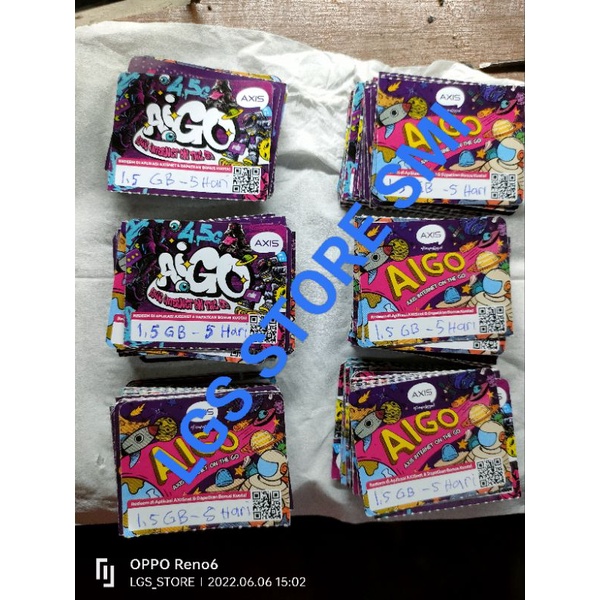 Voucher kuota data Axis 1.5GB - 5 Hari (Nasional)