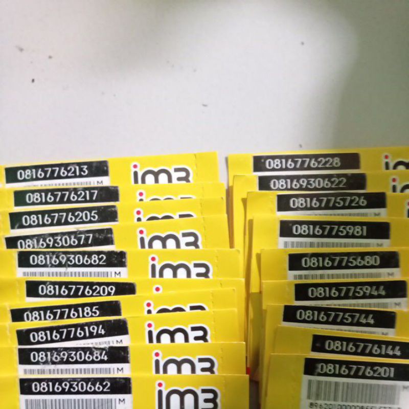 kartu perdana Indosat 10 digit + 25GB utama