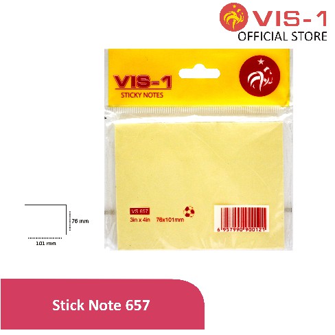 

Sticky Note 657 / Memo tempel 75 Lembar