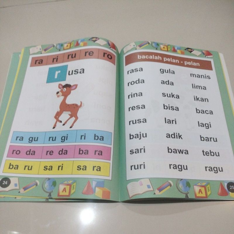 buku ayo belajar membaca 1B 32 halaman 19x27cm