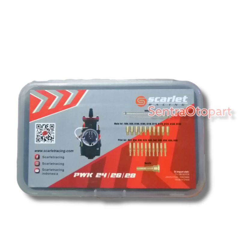 Repair kit isi pilot jet dan main jet pwk 24 26 28 scarlet