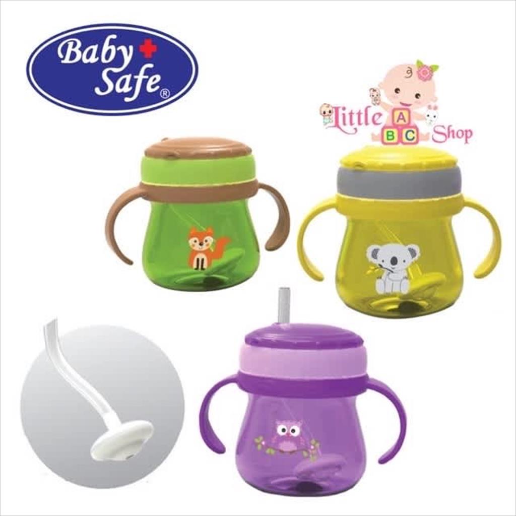 Baby Safe Cup Weighted Straw JP019 / Babysafe Botol minum anak