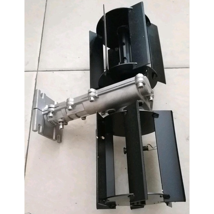 Kepala Head Gear Box Mesin Potong Rumput Mini Tiller Traktor Lurus