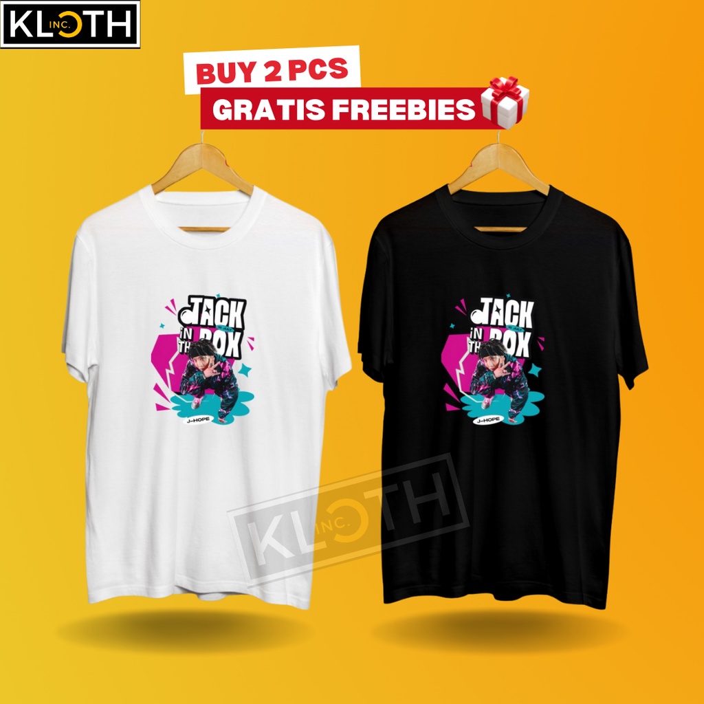 [BTS] Kaos BTS J-HOPE Jack in The Box Cotton 24s Premium Bisa Upgrade Lengan Panjang