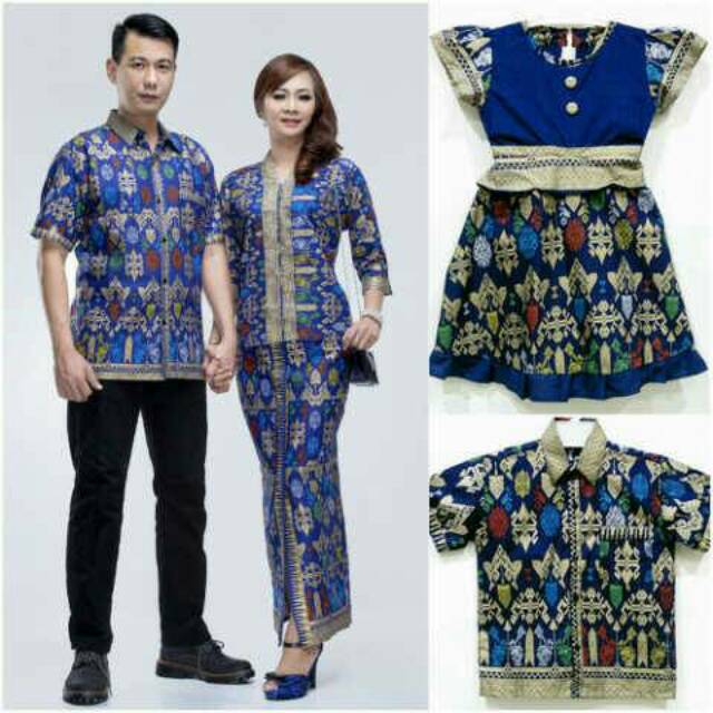 BATIK COUPLE KELUARGA SARIMBIT FAMILY TERBARU MODERN MURAH JUMBO ANAK KEBAYA ROK RNB SANTIKA PANJANG