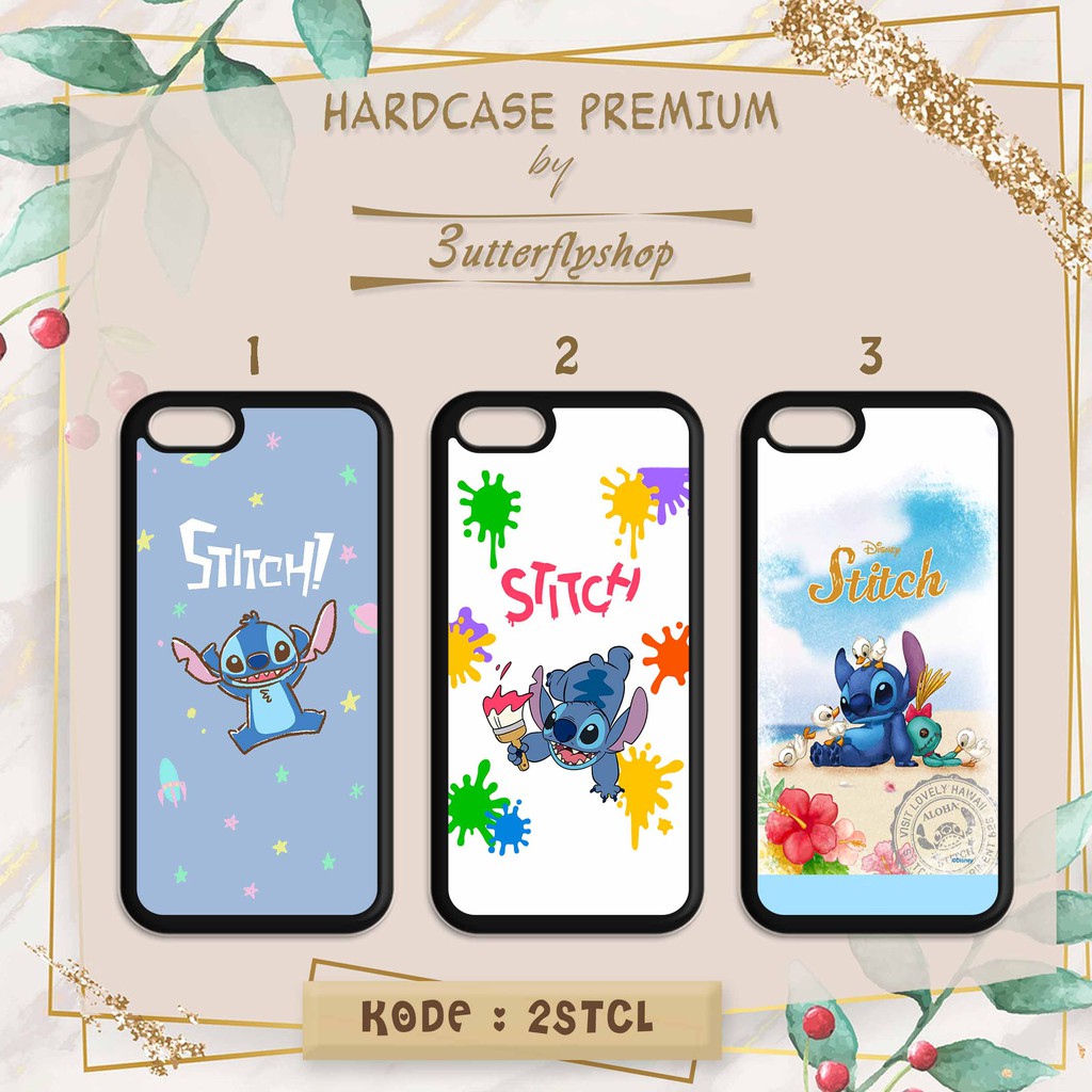 Hardcase Stitch casing case HP xiaomi samsung iphone oppo vivo realme