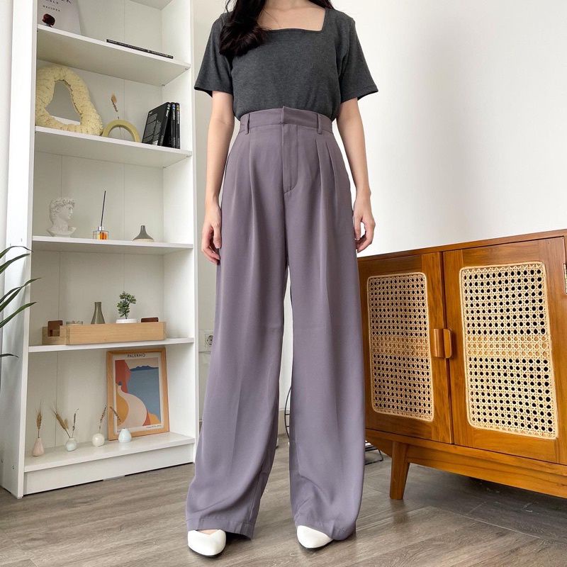 CELANA KULOT ANTI KUSUT - LOOSE PANTS TROUSER- CELANA KERJA