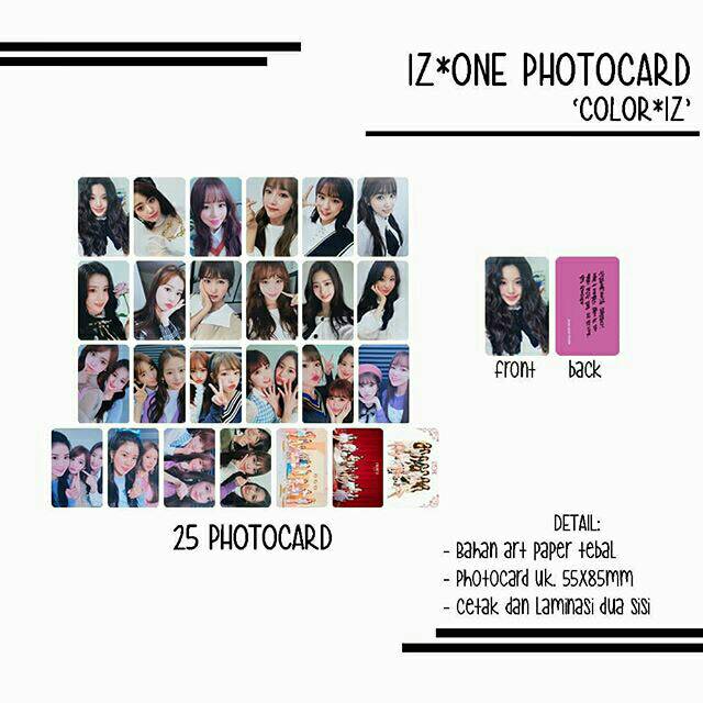 IZ*ONE PHOTOCARD - COLOR*IZ
