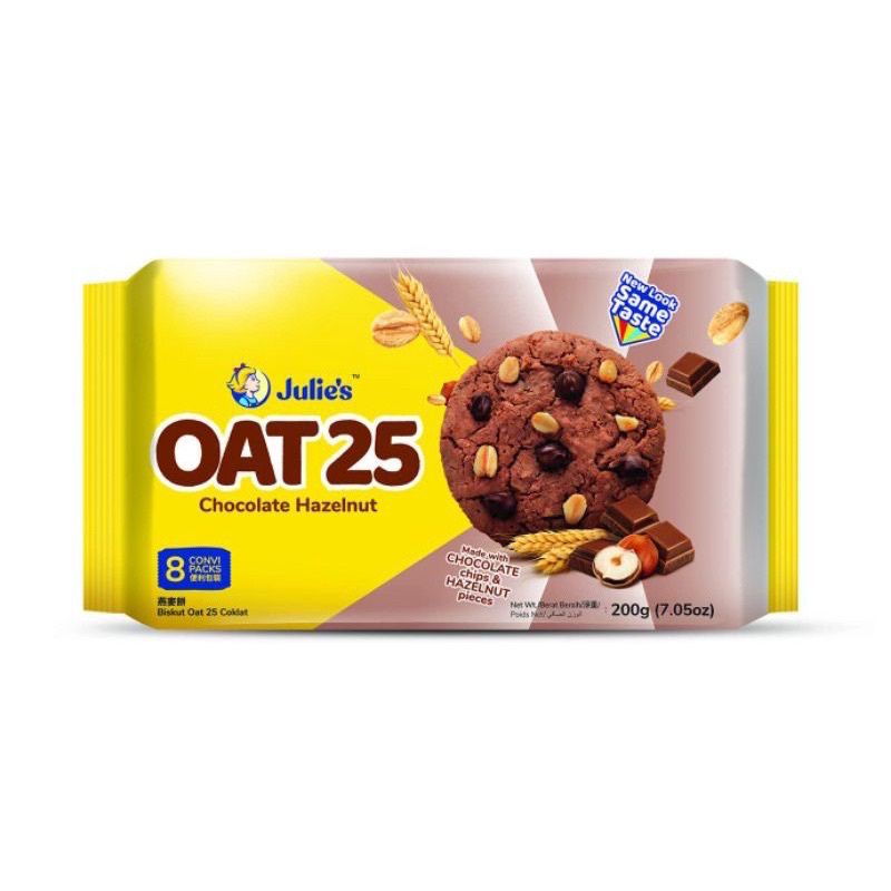 

JULIES OAT 25 CHOCO HAZELNUT 200gr / CAMILAN BISKUIT COKLAT