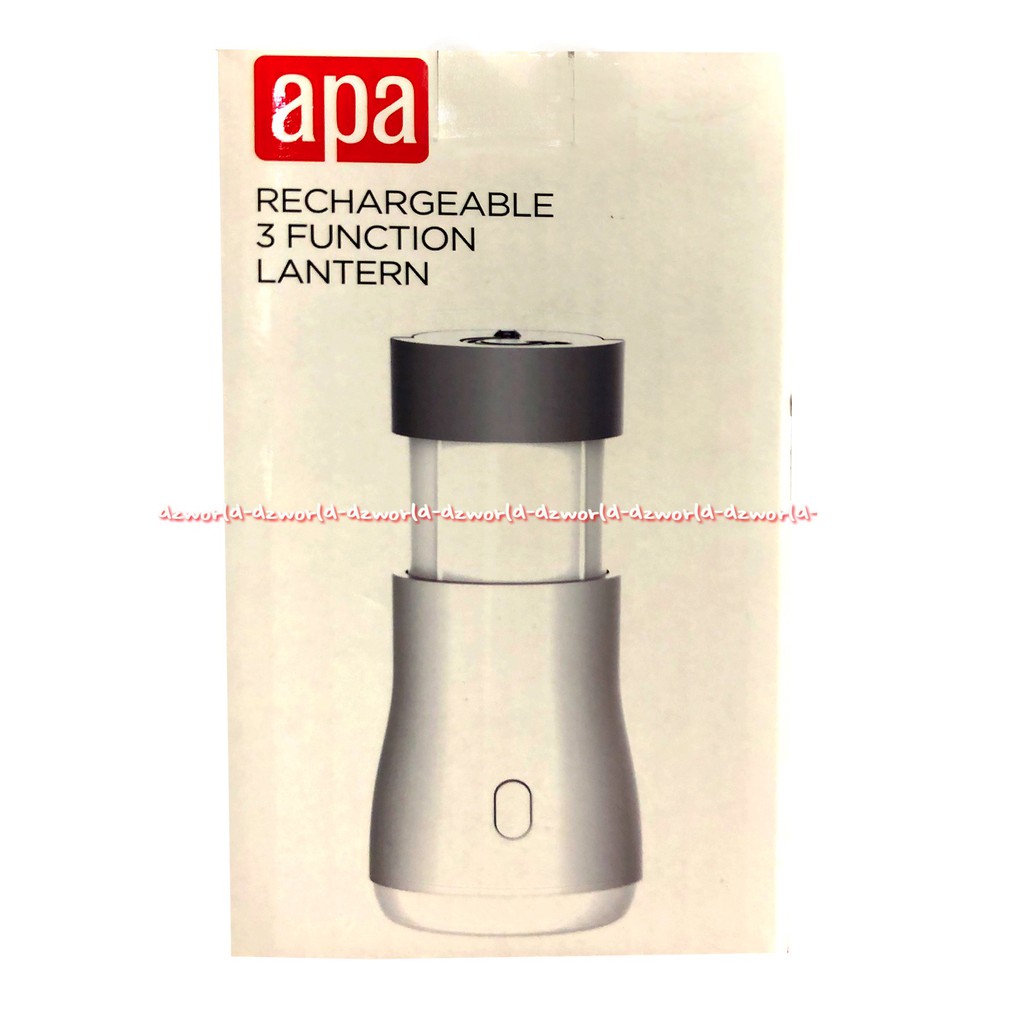 APA Rechargeable 3Functions Latern Bisa Dicharge USB Lampu Darurat Lentera Putih