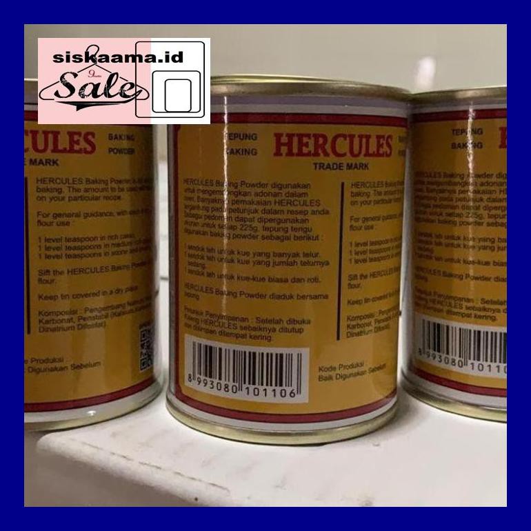 

A40D0Yh Hercules Baking Powder Tepung Pengembang Kue 110 Gr D50Tr40V