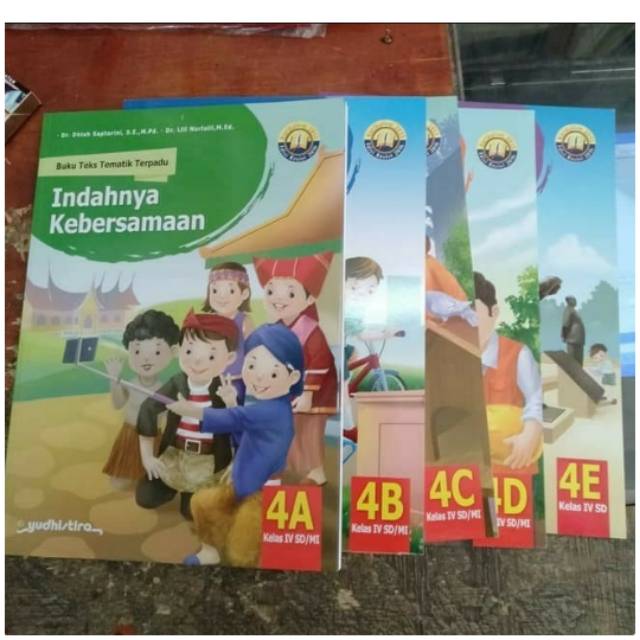 Buku Teks Tematik Terpadu Untuk SD Kelas 4 Tema 4A 4B 4C 4D 4E Kurikulum 2013